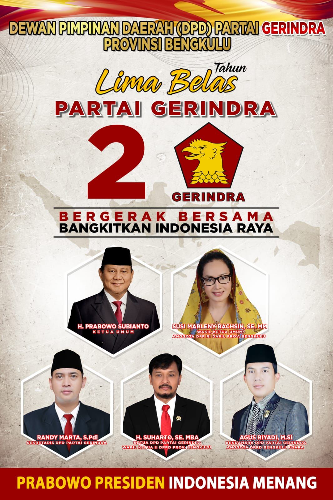 Prabowo Subianto, Calon Presiden RI Bersama Susi Marley Vachsin, anggota DPR-RI dan Pengurus DPD Partai Gerindra Provinsi Bengkulu Bengkulu(Foto:Dokumentasi Partai Gerindra Bengkulu)