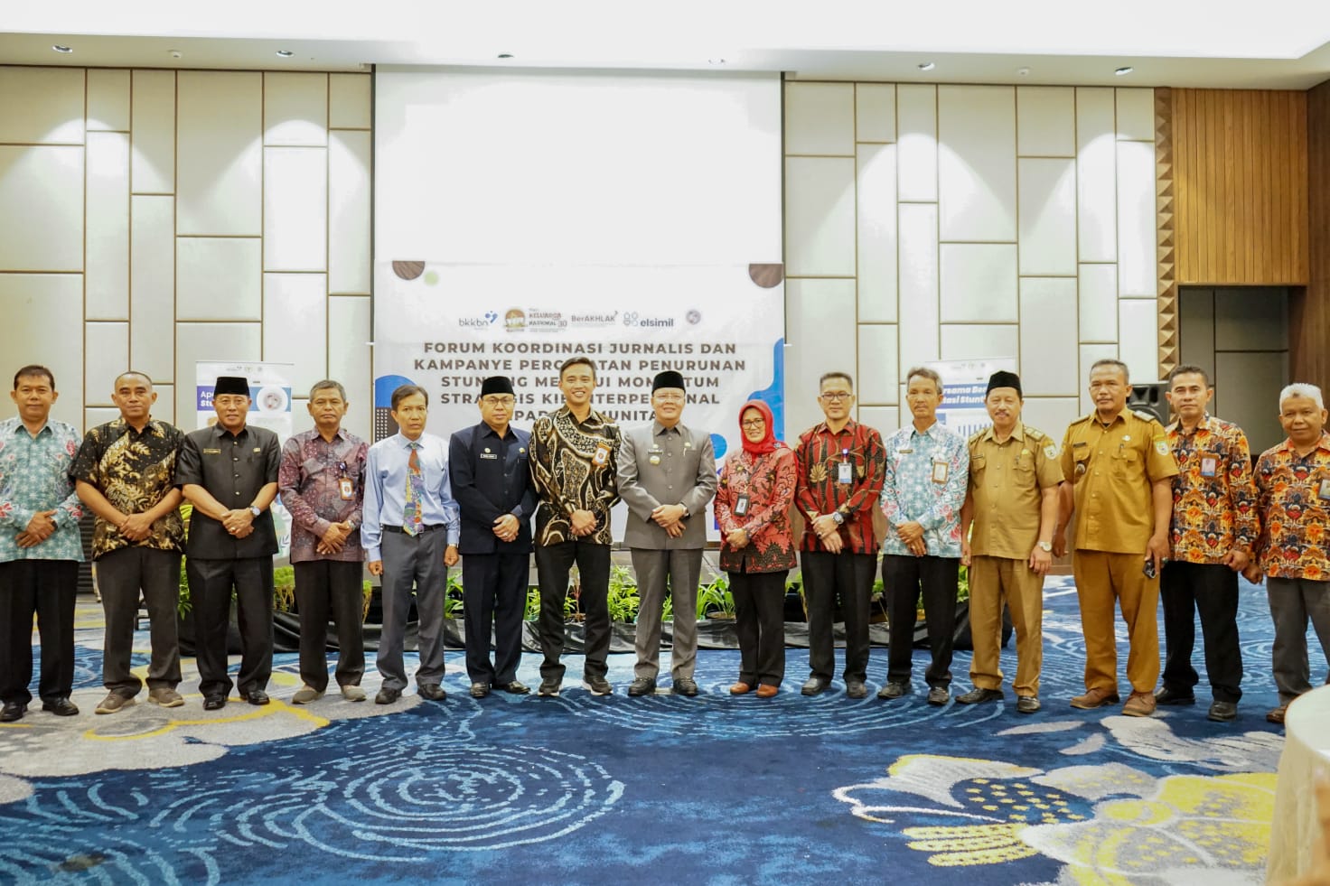 Gubernur Bengkulu Rohidin Mersyah saat membuka Forum Koordinasi Jurnalis dan Kampanye Percepatan Penurunan Stunting melalui KIE Komunitas, Selasa (30/5/2023), menyebutkan bahwa angka stunting di atas masih sangat menghawatirkan.