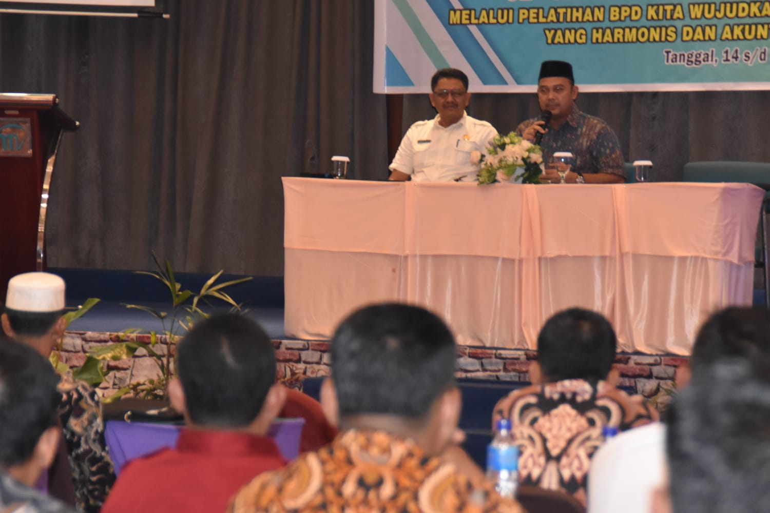 Ketua DPRD Kabupaten Kampar Muhammad Faisal, ST menyatakan siap untuk memperjuangkan aspirasi Forum BPD se-Kabupaten Kampar.